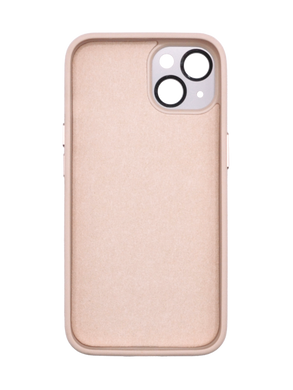 Чехол TPU+Glass Sapphire Midnight with MagSafe для iPhone 15 pink sand