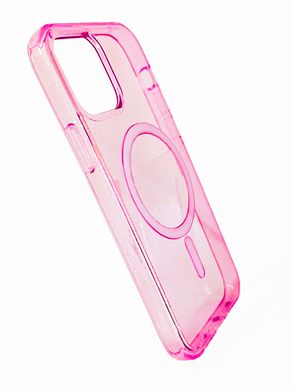 Чохол TPU Galaxy Sparkle MagSafe для iPhone 13/14 pink+glitter