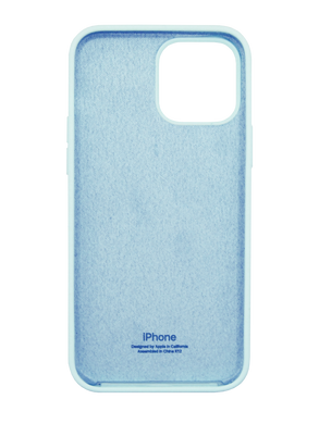 Силіконовий чохол Full Cover для iPhone 15 Plus light blue