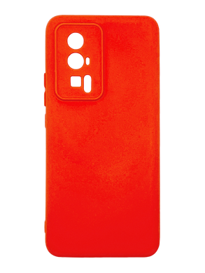 Силіконовий чохол Full Cover для Xiaomi Poco F5 Pro red Full Camera без logo