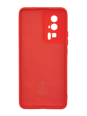 Силіконовий чохол Full Cover для Xiaomi Poco F5 Pro red Full Camera без logo