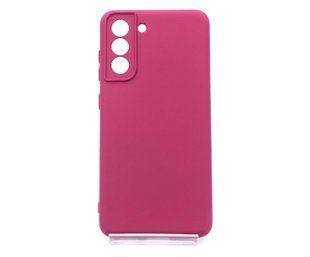 Силіконовий чохол Full Cover для Samsung S21 FE marsala Full Camera без logo
