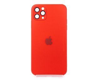 Чохол TPU+Glass sapphire matte case для iPhone 11 Pro Max cola red