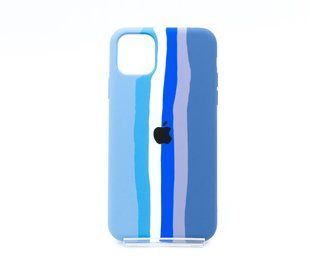 Силіконовий чохол Full Cover для iPhone 11 Pro Max Rainbow №1