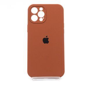 Силиконовый чехол Full Cover для iPhone 12 Pro Max milk chocolate Full Camera