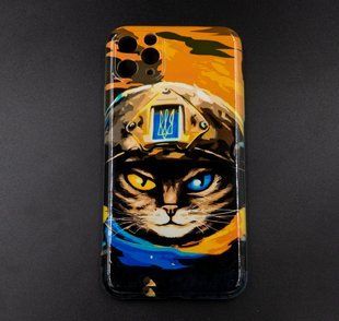 Силіконовий чохол MyPrint для iPhone 11 Pro Max clear Full Camera (Укрокіт)