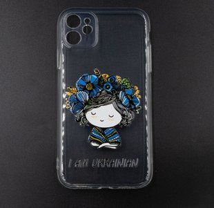 Силіконовий чохол MyPrint для iPhone 11 clear Full Camera (I Am Ukrainian)