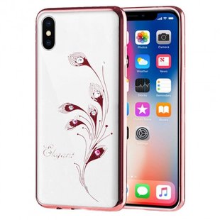 Силиконовый чехол Beckberg Diamond для iPhone X