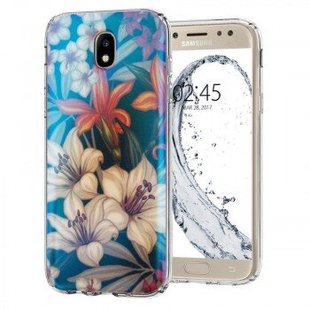 Силиконовый чехол Flowerchic для SAMSUNG J330/J3-2017 Lily