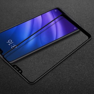 Защитное 2.5D стекло для Xiaomi Mi8 Lite/Mi8x f/s 0.3mm black