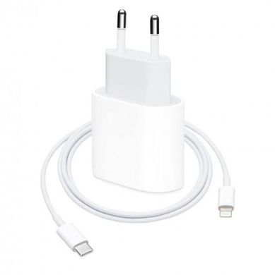 Мережевий зарядний пристрій Apple iPhone 12 Pro Max PD 20W 3.0A Type-C to Lightning white