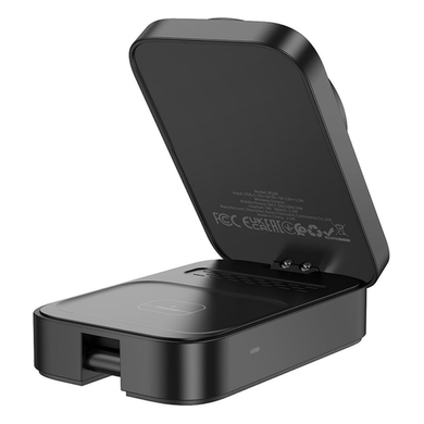 Бездротовий Зарядний Пристрій Borofone BQ38 3in1 For iWatch black