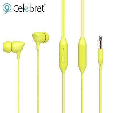 Навушники Celebrat G7 yellow