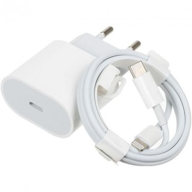 Мережевий зарядний пристрій Apple iPhone 12 Pro Max PD 20W 3.0A Type-C to Lightning white