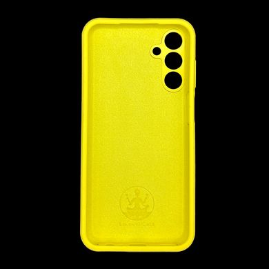 Силіконовий чохол Full Cover для Samsung A15 4G/5G yellow (AAA) Full Camera без logo