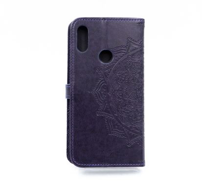 Чохол книжка шкіра Art case з візитницею для Xiaomi Redmi Note 7/7Pro/7S violet