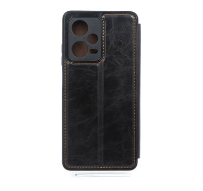 Чохол книжка Premium PU шкіра для Xiaomi Redmi Note 12 Pro DDU black (4you)