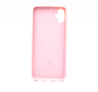 Силіконовий чохол Full Cover для Samsung A05 pink без logo