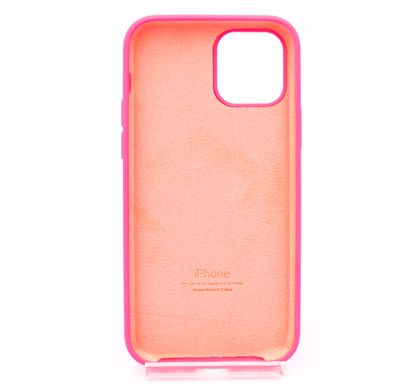Силіконовий чохол Full Cover для iPhone 12/12 Pro hot pink