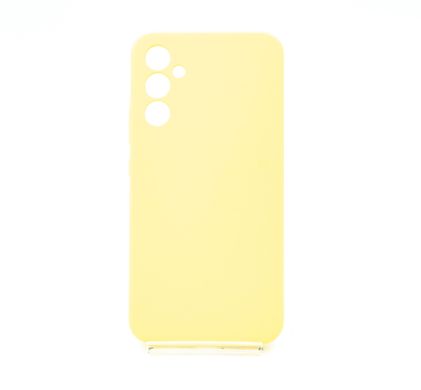 Силіконовий чохол Full Cover для Samsung A34 5G yellow (AAA) Full Camera без logo