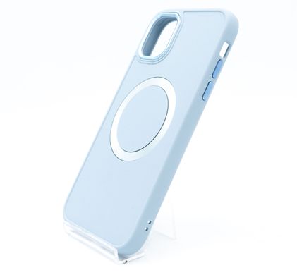 TPU чохол Bonbon Metal Style with MagSafe для iPhone 11 mist blue