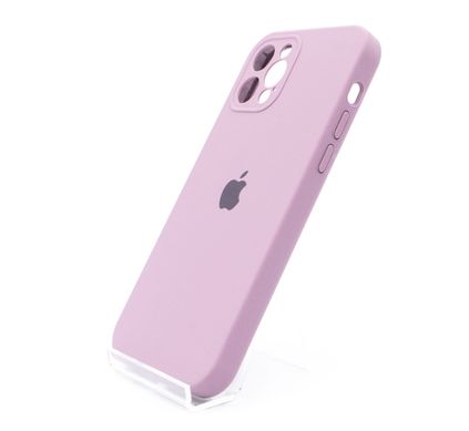 Силіконовий чохол Full Cover для iPhone 12 Pro lilac pride Full Camera
