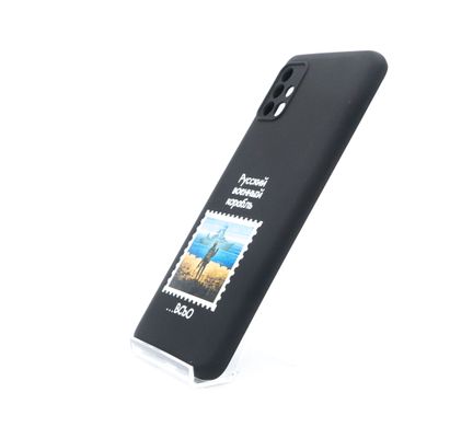 Силіконовий чохол Full Cover MyPrint для Samsung A51 black Full camera Всьо,