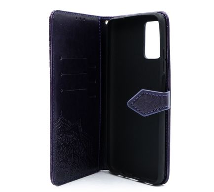 Чохол книжка шкіра Art Case для Samsung A03S з візитницею violet
