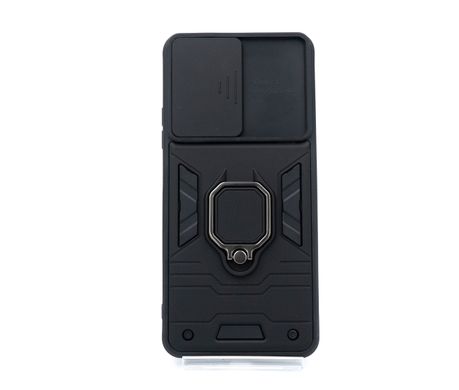 Чохол SP Camshield Serge Ring для Xiaomi Poco F3 black протиударний шторка/захист камери