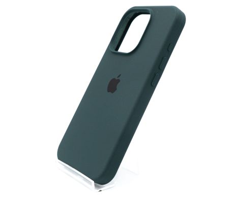 Силіконовий чохол Full Cover для iPhone 15 Pro forest green
