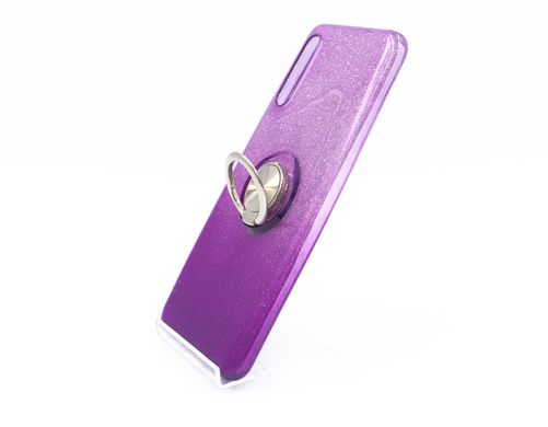 Силіконовий чохол SP Shine для Samsung A30s violet ring for magnet