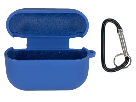Чохол for AirPods Pro силіконовий royal blue з мікрофіброю