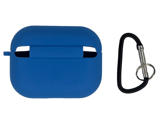 Чохол for AirPods Pro силіконовий royal blue з мікрофіброю