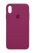 Силіконовий чохол Full Cover для iPhone X/XS rose (wine) red