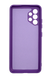 Силиконовый чехол SMTT для Samsung A32 purple Full Camera с микрофиброй