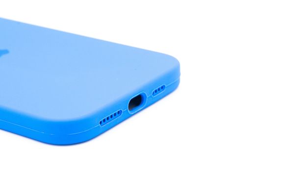 Силіконовий чохол Full Cover для iPhone 13 Pro Max new lake blue Full Camera