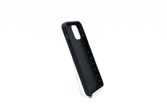 Силіконовий чохол Weaving case для iPhone 12 Mini black (плетінка)