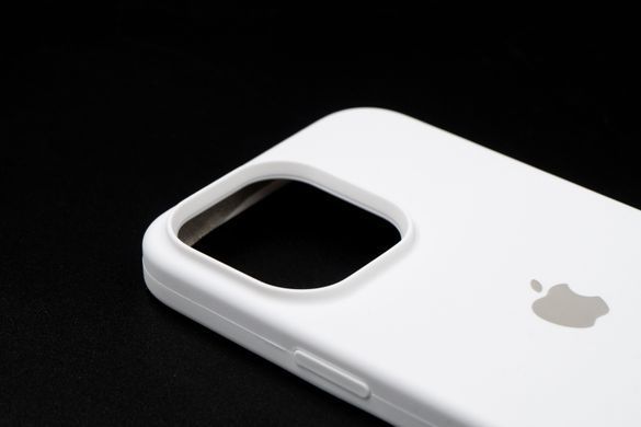 Силіконовий чохол Full Cover для iPhone 14 Pro Max white
