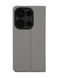 Чохол книжка FIBRA (рельєф) для Xiaomi Redmi Note 13 Pro 4G grey Full Camera
