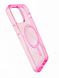 Чехол TPU Galaxy Sparkle MagSafe для iPhone 13/14 pink+glitter