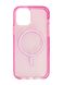 Чохол TPU Galaxy Sparkle MagSafe для iPhone 13/14 pink+glitter