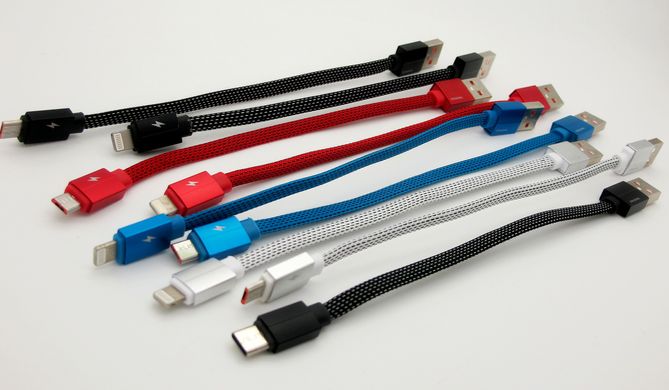 USB кабель Walker C755 Type-C короткий black