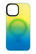Чохол WAVE Matte Gradient colors with MagSafe для iPhone 15 green/blue