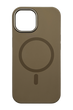 Силиконовый чехол Fibra OmniMag для iPhone 15 brown