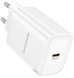 Сетевое Зарядное Устройство Borofone BA86A 1USB-C PD/QC 45W white