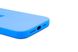 Силіконовий чохол Full Cover для iPhone 14 Pro Max capri blue Full Camera