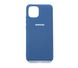 Силіконовий чохол Full Cover для Samsung A03 2021 navy blue