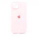 Силіконовий чохол Full Cover для iPhone 15 Plus light pink Full Camera