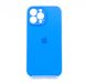 Силіконовий чохол Full Cover для iPhone 13 Pro Max new lake blue Full Camera