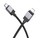 PD кабель Hoco X112 Favor charging data cable with display Lightining 27W 1m Black
